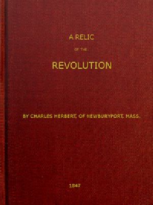 [Gutenberg 50908] • A Relic of the Revolution